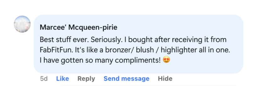 Customer review